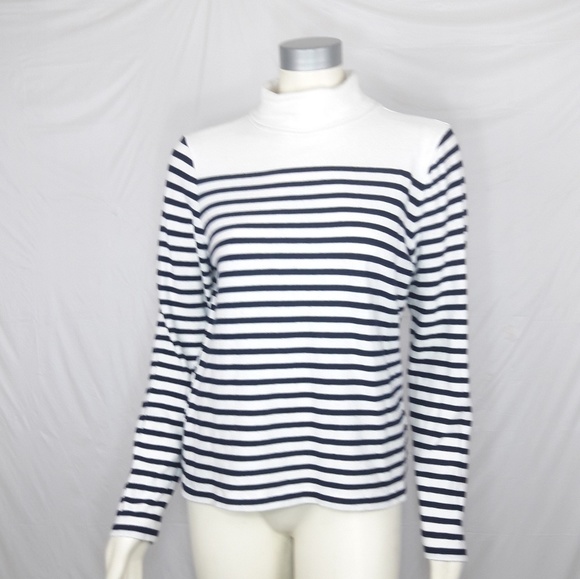 J. Crew Turtleneck Stripe Sweater - Picture 2 of 5